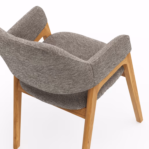 Armlehnstuhl Flore 1 - Stoff, Bronze