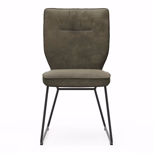 Stuhl Westmore - Stoff, Dunkelgrün