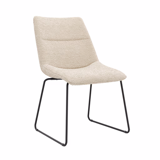 Stuhl Maluhia - Stoff, Beige