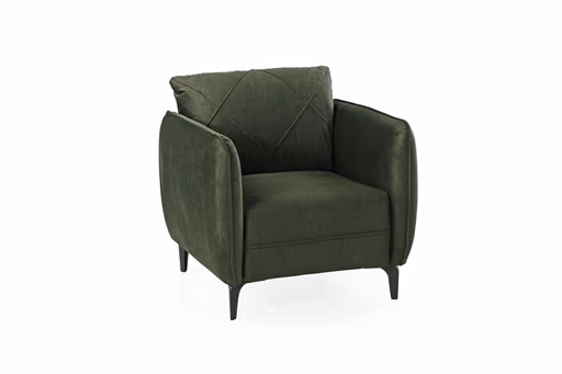 Sessel - Stoff Dunkelgrün