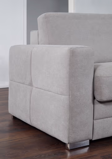 Faltbett EM Davos - mit Schlaffunktion, Stoff, Grau