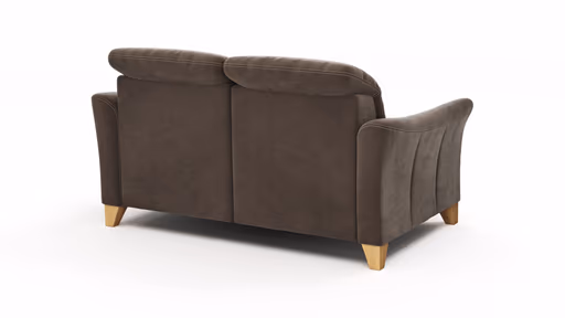 Sofa Canterbury - 2,5-Sitzer, Stoff, Dunkelbraun