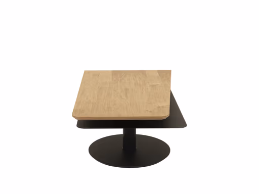 Couchtisch - höhenverstellbar, LBH. ca. 100x60x46-64  cm, Wildeiche furniert