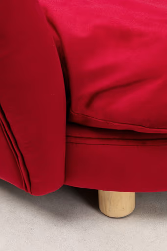 Hund/Katzenbett - BHT ca. 82x41x72 cm, rot