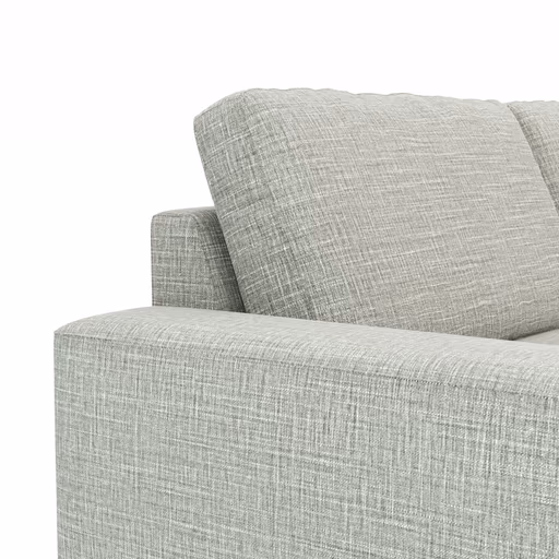 Sofa Redington - 3-Sitzer, Stoff, Hellgrau