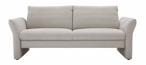 Sofa Gotera -  2,5-Sitzer inkl. Rückenlehne verstellbar, Stoff, Natur