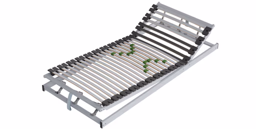 Lattenrost Alpin Schlafsysteme Alpin-D-KF - 90x200cm, Kopf-/Fußteil manuell verstellbar