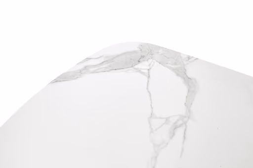 Esstisch - LB ca. 180x90 cm, Keramik, Weiß