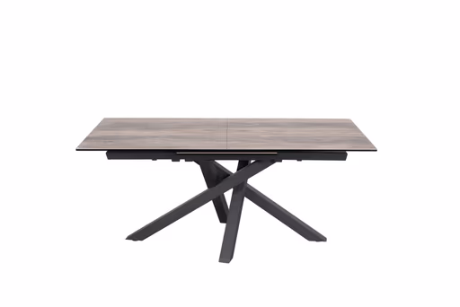 Esstisch MIKKEL - ausziehbar, LB ca. 180x95 cm, Glaskeramik, Braun