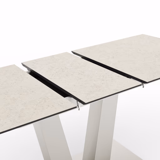 Esstisch Dinner - ausziehbar, LB ca. 160x 90 cm, HPL, Sand