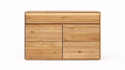 Sideboard Hillsboro - inkl. Beleuchtung, Wildeiche natur, geölt