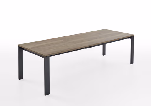 Esstisch - ausziehbar, LB ca. 180x100cm, Dekor Halifax Tabak