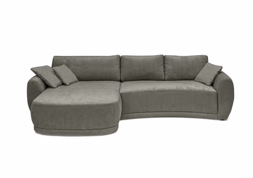 Ecksofa JOSUA - 3-Sitzer, Ecke rechts, Stoff, Olive