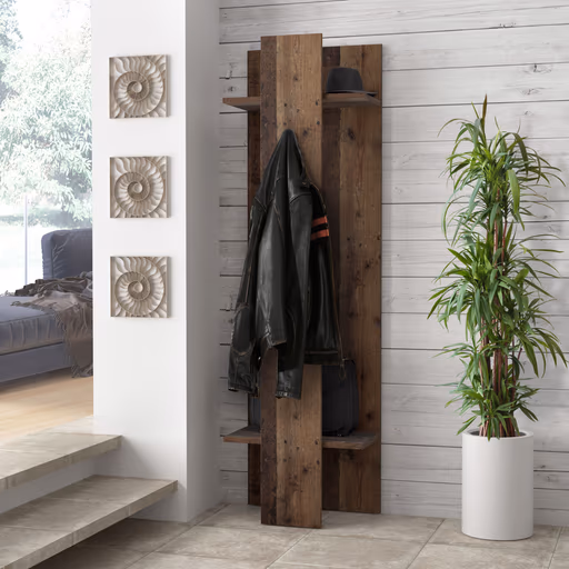 Garderobenpaneel FEA - Vintage Dekor, Betonoptik