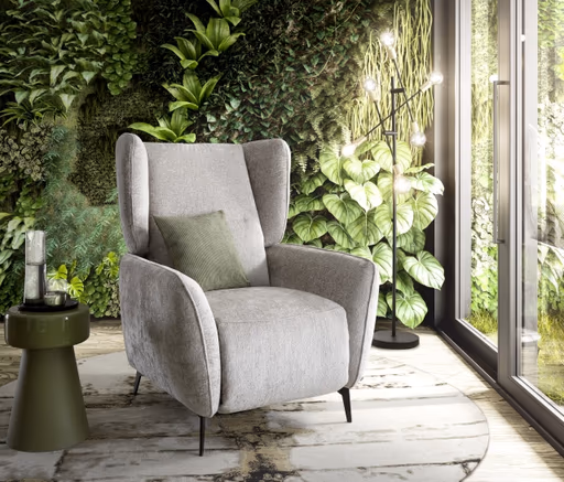 Beistelltisch - Ø/H ca. 30x47 cm, Grün