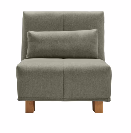 Funktionssessel EASY DELUXE - 1-Sitzer, 80 cm inkl. Schlaffunktion, Stoff Grün