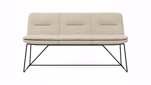 Polsterbank Macano - B ca. 160 cm, Stoff, Beige