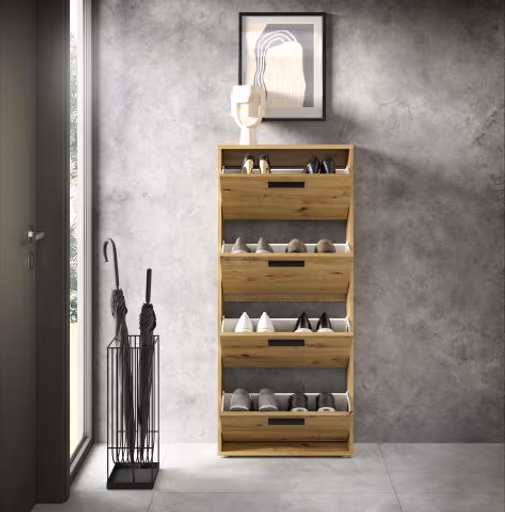 Schuhkipper - B ca. 59 cm, Artisan Eiche Nachbildung