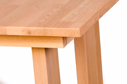 Esstisch - ausziehbar, LB ca. 130x90 cm, Eiche massiv