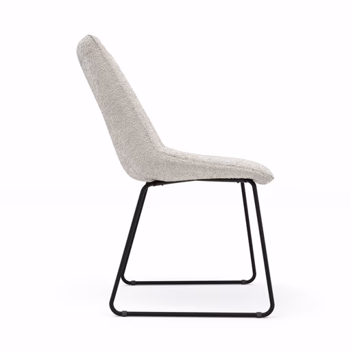 Stuhl Maluhia - Stoff, Hellgrau