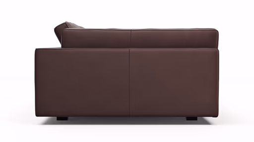 Sofa Aprino 3 - 3,5-Sitzer XXL, Dickleder, Dunkelbraun, Armlehne Kissen