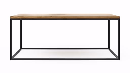 Couchtisch Kima - LBH ca. 100x60x40 cm, Wildeiche geölt