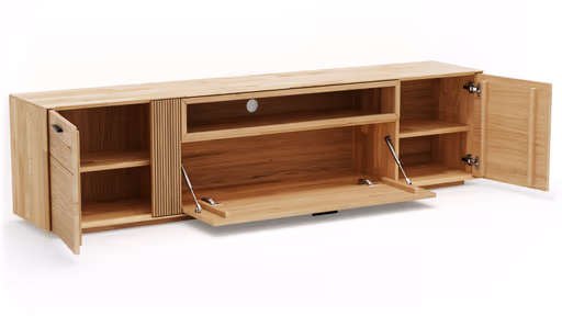 Lowboard Estana - Eiche massiv, legno