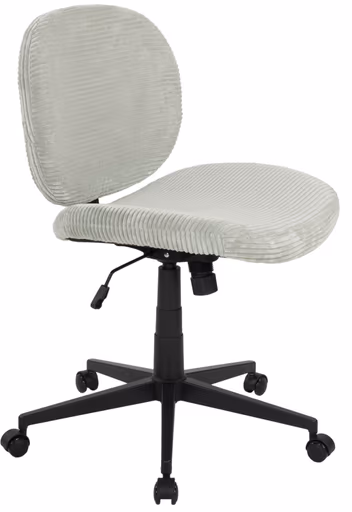 Drehstuhl - höhenverstellbar, Cord, Mint