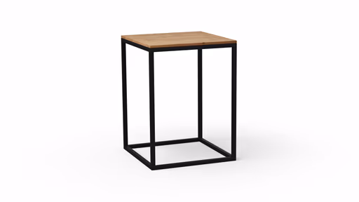 Beistelltisch Kai - LBH ca. 40x40x54 cm, Asteiche massiv