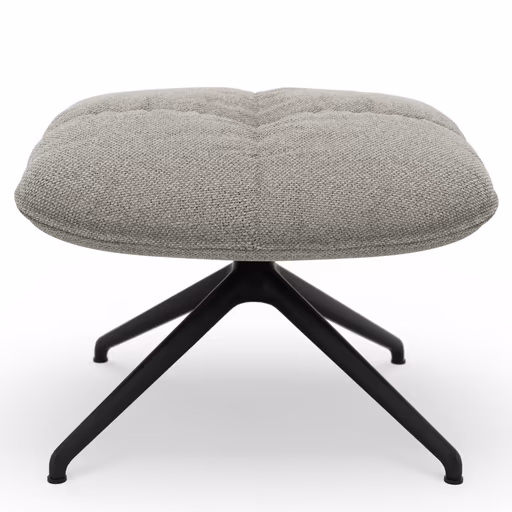 Hocker Unn - Stoff, Grau