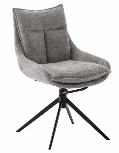 Stuhl EM Novalja - Stoff, anthrazit