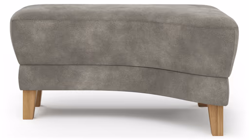 Hocker Stamford - gebogen, Rechts, LB ca. 89x65 cm, Stoff, Anthrazit