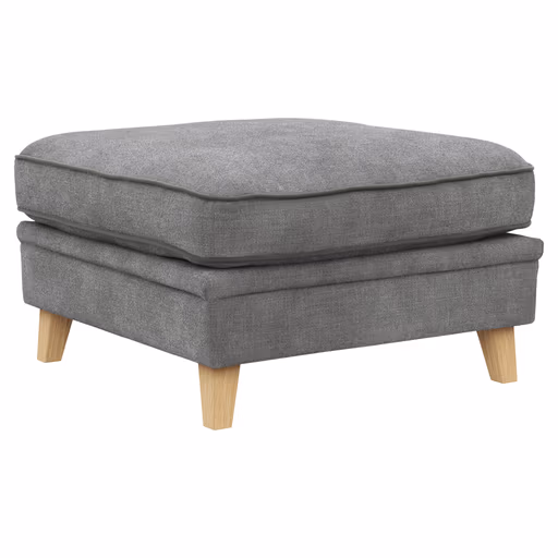 Hocker Mapleton - Stoff, Anthrazit