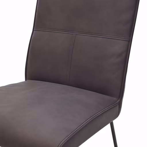 Stuhl Dinner - Stoff, Mocca