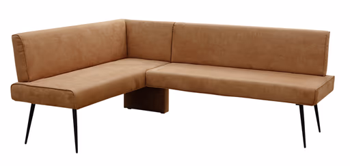 Eckbank EM Vari - Stellmaß ca. 160 x 208 cm, Stoff, braun