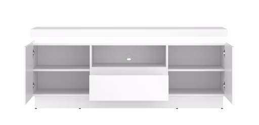 TV-Unterteil - mit Beleuchtung, Weiß