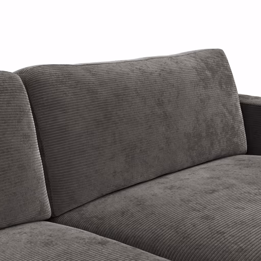 Megasofa Juni Lounge- B ca. 292 cm, Stoff, Anthrazit