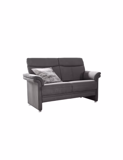 Sofa EM Lech - 2-Sitzer, Stoff, Anthrazit
