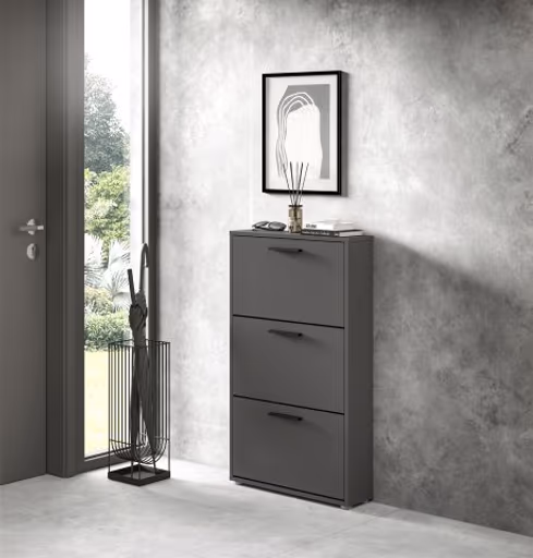 Schuhkipper - B ca. 59 cm, Anthrazit