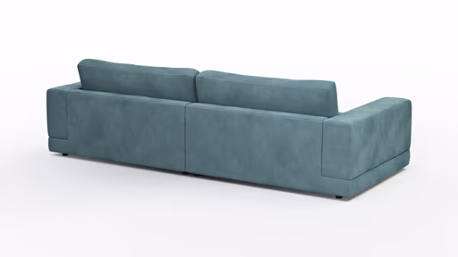 Sofa Juni - 3-Sitzer, Cord, Petrol