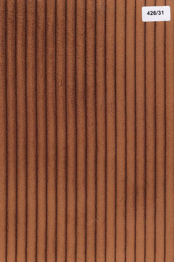 Megasofa JANNI - 3-Sitzer, Stoff, Rost