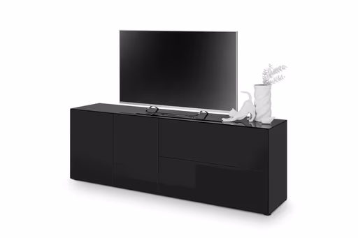 Lowboard - B ca. 181 cm, Schwarz