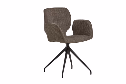 Armlehnstuhl Saltino - drehbar, Stoff, Taupe