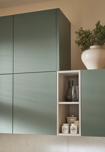 Küchenzeile 51.220 10 525, Eukalyptusgrün matt AFP