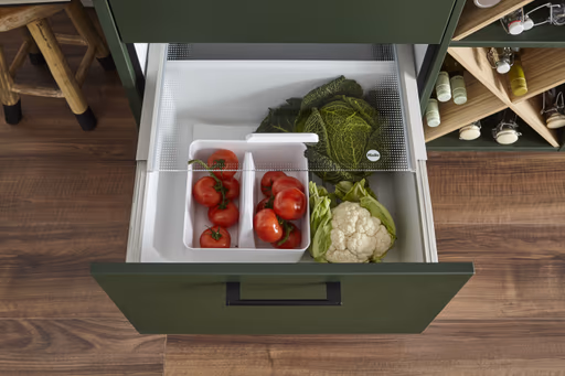 Winkelküche 54.160 GL 7 521, Lack samtmatt Waldgrün