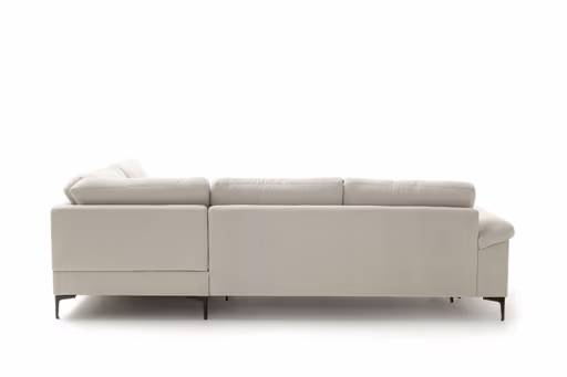 Ecksofa - 2,5-Sitzer mit Ecke rechts, Stoff, Natur