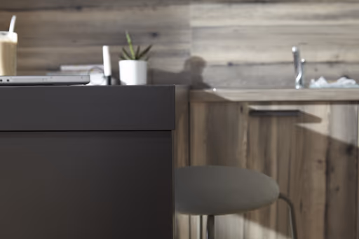 Küchenzeile 50.100 GL 1 521, Lavaschwarz