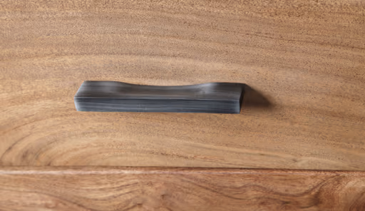 Highboard - mit Beleuchtung, B ca. 145 cm, Akazie massiv