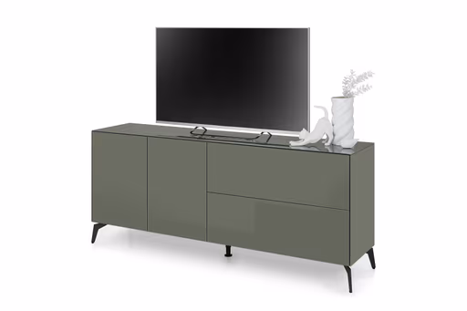 Lowboard - B ca. 181 cm, Olivgrün