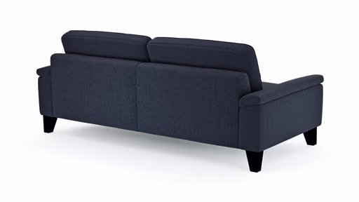 Sofa Oviedo - 3-Sitzer, Stoff, Dunkelblau